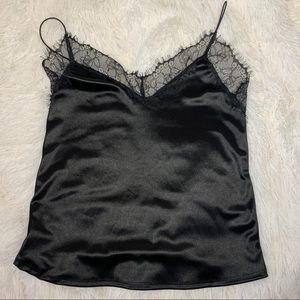 Silky stretchy sexy lace top